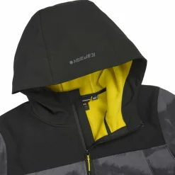 Outdoor Jack-Icepeak Kremmen softshell jas junior donkergrijs