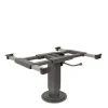 Ilse Lifttafelpoot draaibaar en verschuifbaar antraciet< Tafelpoten