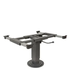 Ilse Lifttafelpoot draaibaar en verschuifbaar antraciet< Tafelpoten