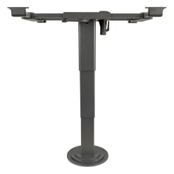 Ilse Lifttafelpoot draaibaar en verschuifbaar antraciet< Tafelpoten