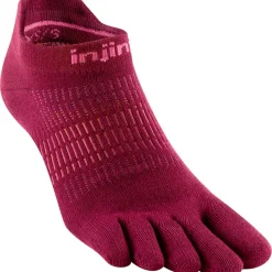 Injinji Run Lightweight No-show hardloopsokken dames beetroot< Hardloopkleding