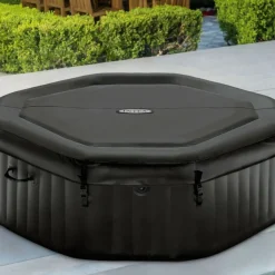 Intex PureSpa Jet & Bubble Deluxe opblaasbare spa 4  personen< Opblaasbare Spa