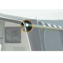 Isabella Eindkap voor aluminium regengoot< Voortent Accessoires