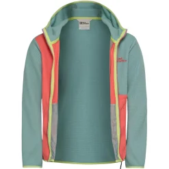 Jack Wolfskin  Actamic Grid fleece vest junior sunset coral< Fleece Vest
