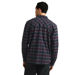 Jack Wolfskin  Baja overhemd heren check dark navy< Outdoor Shirt