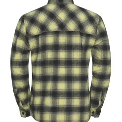 Jack Wolfskin  Baja overhemd heren check lemon ice< Outdoor Shirt