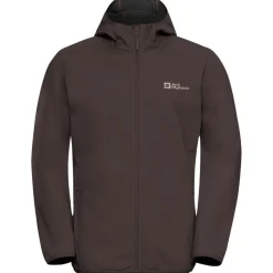 Outdoor Jack-Jack Wolfskin  Bornberg Hoody softshell jas heren peat