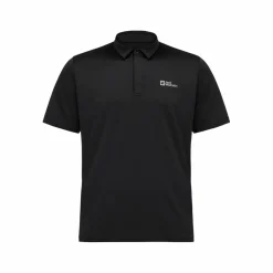 Outdoor Shirt-Jack Wolfskin  Delgami polo heren black