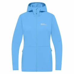 Outdoor Jack-Jack Wolfskin  Feldberg softshell jas dames mid blue