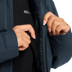 Jack Wolfskin  Heidelstein Insulated parka outdoor jack dames  midnight sky< Outdoor Jack