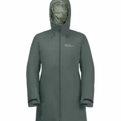 Outdoor Jack-Jack Wolfskin  Heidelstein Insulated parka outdoor jack dames  slate green