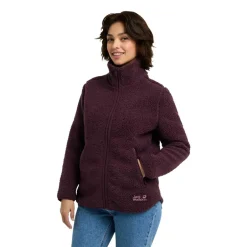 Jack Wolfskin  High Curl fleece vest dames amaranth< Fleece Vest