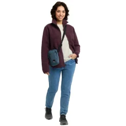 Jack Wolfskin  High Curl fleece vest dames amaranth< Fleece Vest
