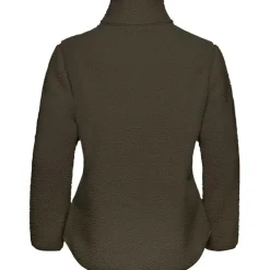 Fleece Vest-Jack Wolfskin  High Curl fleece vest dames obsidian moss