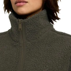 Fleece Vest-Jack Wolfskin  High Curl fleece vest dames obsidian moss