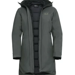 Outdoor Jack-Jack Wolfskin  Icecape 2L parka outdoor jack dames slate green