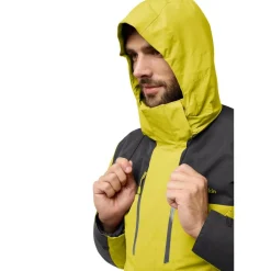 Jack Wolfskin  Jasper 3-in-1 outdoor jack heren chartreuse< Outdoor Jack