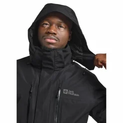Outdoor Jack-Jack Wolfskin  Jasper 2L outdoor jack heren black