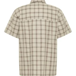 Outdoor Shirt-Jack Wolfskin  Planalto overhemd heren check cold coffee