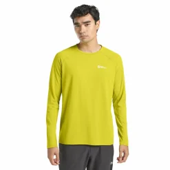 Jack Wolfskin  Prelight swift shirt heren chartreuse< Outdoor Shirt
