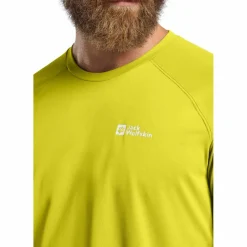 Jack Wolfskin  Prelight swift shirt heren chartreuse< Outdoor Shirt
