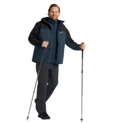 Outdoor Jack-Jack Wolfskin  Wild Places 3-in-1 outdoor jack heren midnight sky