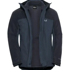 Outdoor Jack-Jack Wolfskin  Wild Places 3-in-1 outdoor jack heren midnight sky