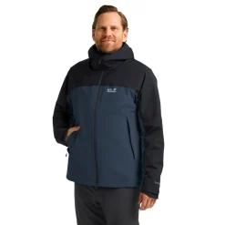 Outdoor Jack-Jack Wolfskin  Wild Places 3-in-1 outdoor jack heren midnight sky