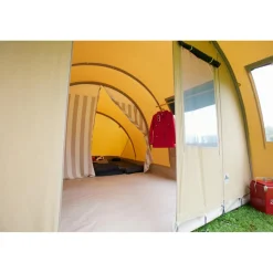 Karsten Lacerta tunneltent beige 2024< 4-Persoons Tent|Tunneltenten