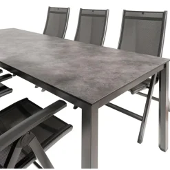 Kettler HPL 220 Easy 6 verstelbaar tuinset antraciet< Tuinsets