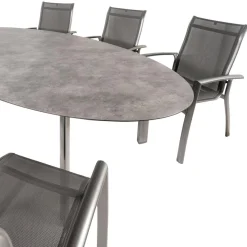 Kettler HPL Edge 240 Legato 6 dining tuinset antraciet< Tuinsets