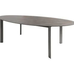 Tuintafels-Kettler HPL Edge tuintafel ovaal 240 x 132 antraciet
