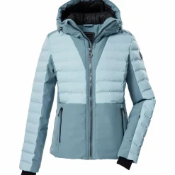 Ski Jassen|Wintersport-Killtec KSW 118 winterjas dames sea grey