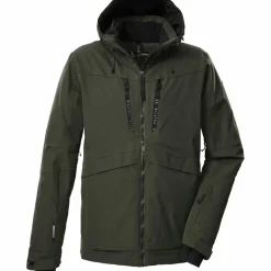 Killtec KSW 55 winterjas heren dark olive< Ski Jassen|Wintersport