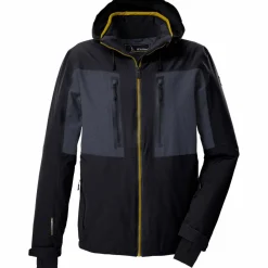 Ski Jassen|Wintersport-Killtec KSW 47 winterjas heren black blue