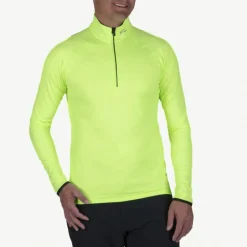 Kjus Feel Half-Zip skipully heren limelight black< Skipullies|Wintersport