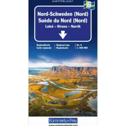 Kümmerly & Frey  Noord-Zweden Luleá Kiruna Narvik wegenkaart< Reisboeken & Kaarten