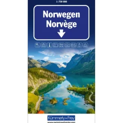 Kümmerly & Frey  Noorwegen wegenkaart< Reisboeken & Kaarten