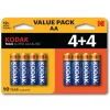 Accu's & Batterijen-Kodak Max Alkaline AA batterij 8-pack