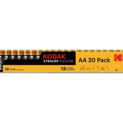 Accu's & Batterijen-Kodak Xtralife Alkaline AA batterij 20-pack