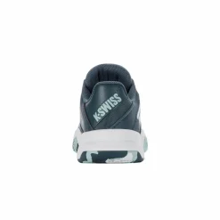 Tennisschoenen-K-Swiss Court Express Omni tennisschoenen junior indian teal white aqua splash