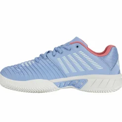 Tennisschoenen-K-Swiss Express Light 3 HB tennisschoenen dames open air bright white strawberry ice