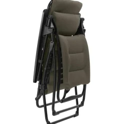 Relaxstoelen-Lafuma Futura AirComfort relaxstoel maron taupe