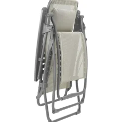 Relaxstoelen-Lafuma Futura Batyline Iso relaxstoel beige seigle