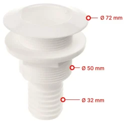 Tankdoorvoeren & Afvoerpluggen-Lalizas Afvoerplug 32 mm