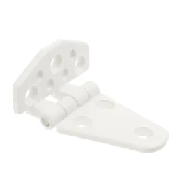 Lalizas scharnier 80 x 60 x 4,5 mm wit< Hang- & Sluitwerk