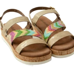 Lazamani Lindy sandalen dames gold< Sandalen