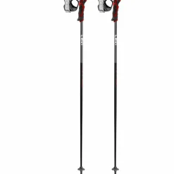 Skistokken|Wintersport-Leki Airfoil 3D skistokken black dark anthracite  bright red