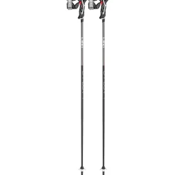 Skistokken|Wintersport-Leki Carbon 14 3D skistokken black dark anthracite bright red