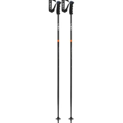Skistokken|Wintersport-Leki Neolite Airfoil skistokken black dark anthracite  neon orange